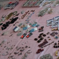 Large Lot Of Beads/jewelry Supplies 