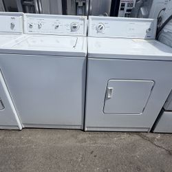 Kenmore electric washer and dryer set $320 3-month warranty