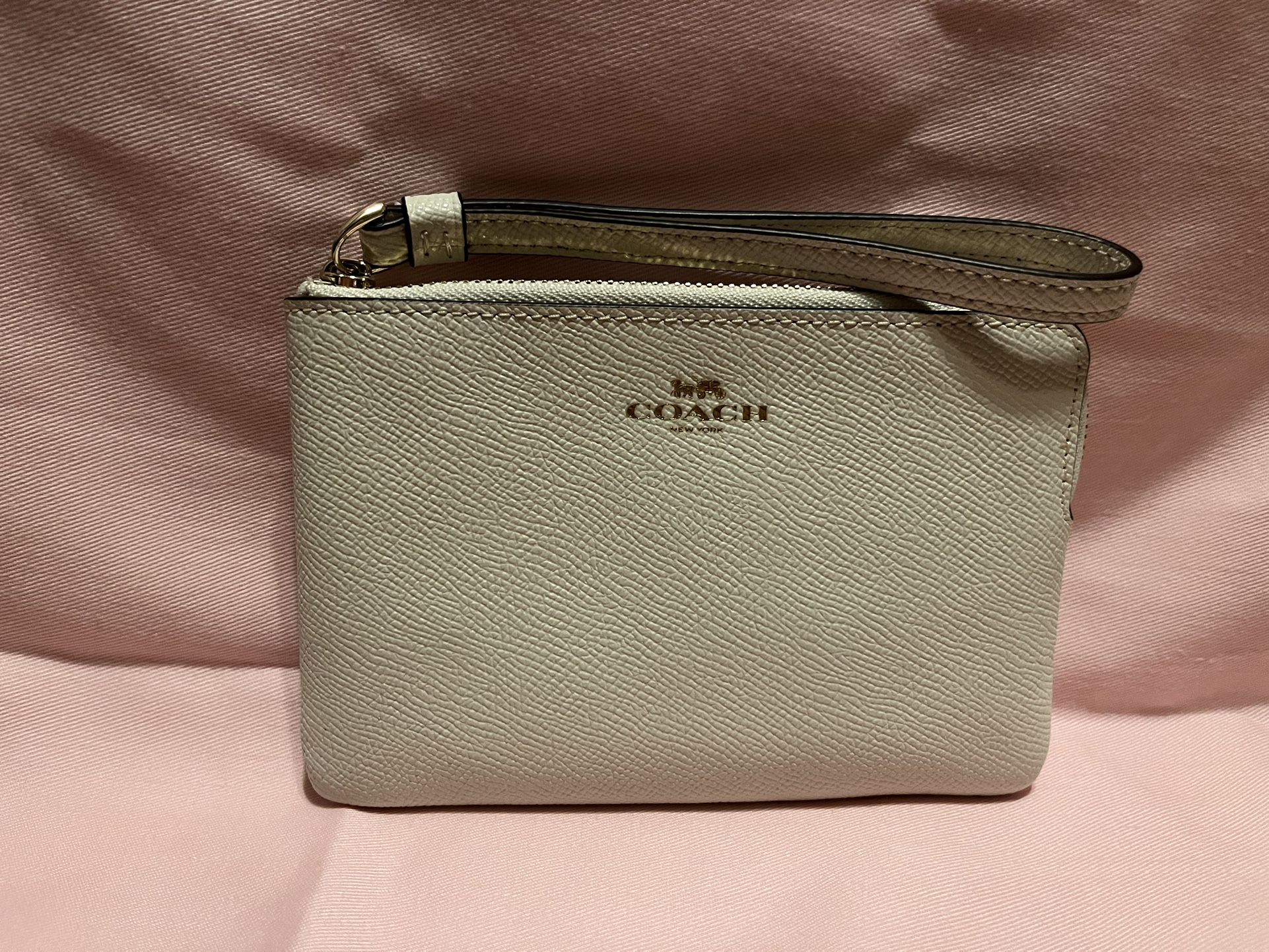 Coach Wristlet - White