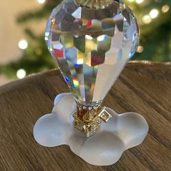 Swarovski Crystal Hot Air Balloon Figurine