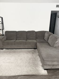 Grey 2 Pc Sectional, $300