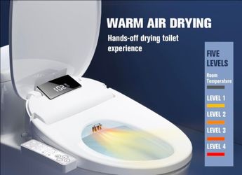 WLJBIDET
ELECTRIC BIDET TOILET SEAT WITH FIXED PANEL CONTROL.