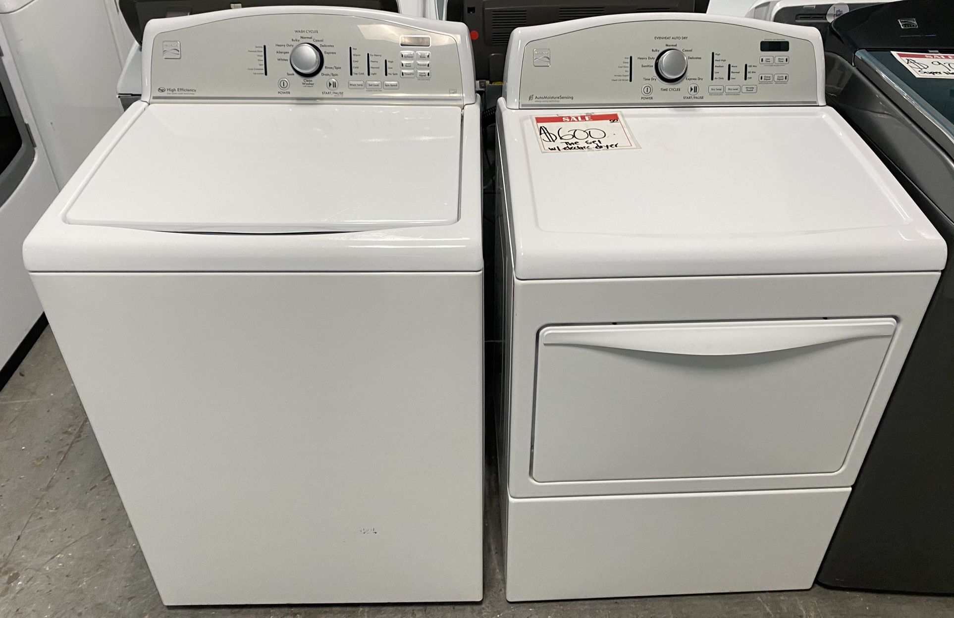 Kenmore *used* Top Load Washer Set W/Electric Dryer+20% Discount