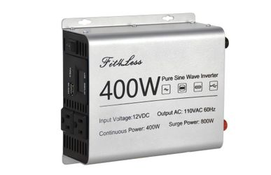 Pure sine Wave Inverter DC 12V Input and AC 110V Output with LCD Display, USB Output Port, Type-C Output Port (400W)