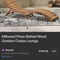 Lounge Chaise Outdoor Chair