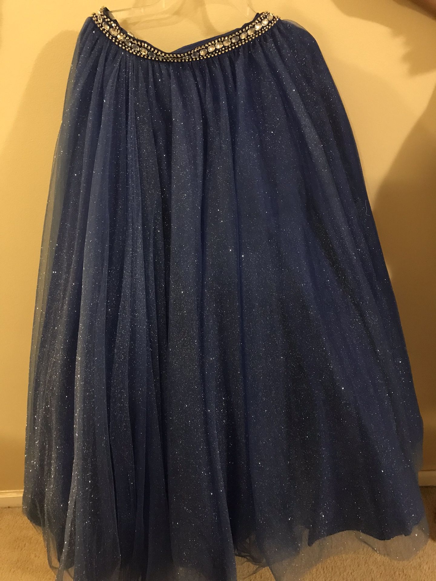 Royal Blue Sweet 16 Dress. Size 12. Custom made.