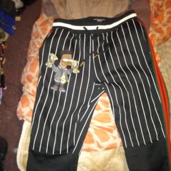 Used Black Bart Simpson Sweat Pants
