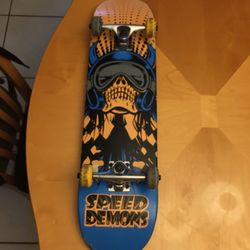 Speed is Demon 31"  Complete Skateboard .