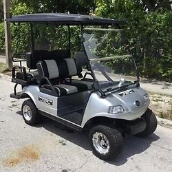 2022 SILVER 4 PASSENGER SEAT EVOLUTION STREET READY GOLF LONGTOP ALLOY