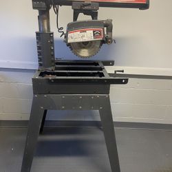 Extremely Powerful Craftsman Radial Saw with the table