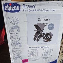chicco bravo stroller 3 in 1