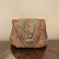 Dramatic PRICE DROP For Vintage (80s) Crossbody/ShoulderStrap/Clutch Gently-used Top Quality Premium Leather And Exotic Skins From Sharif Ltd. Designs