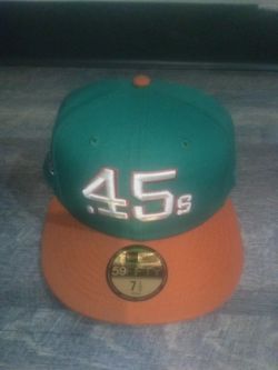 New Era Fitted Hat 7 1/2 MLB Houston Astros Colt 45