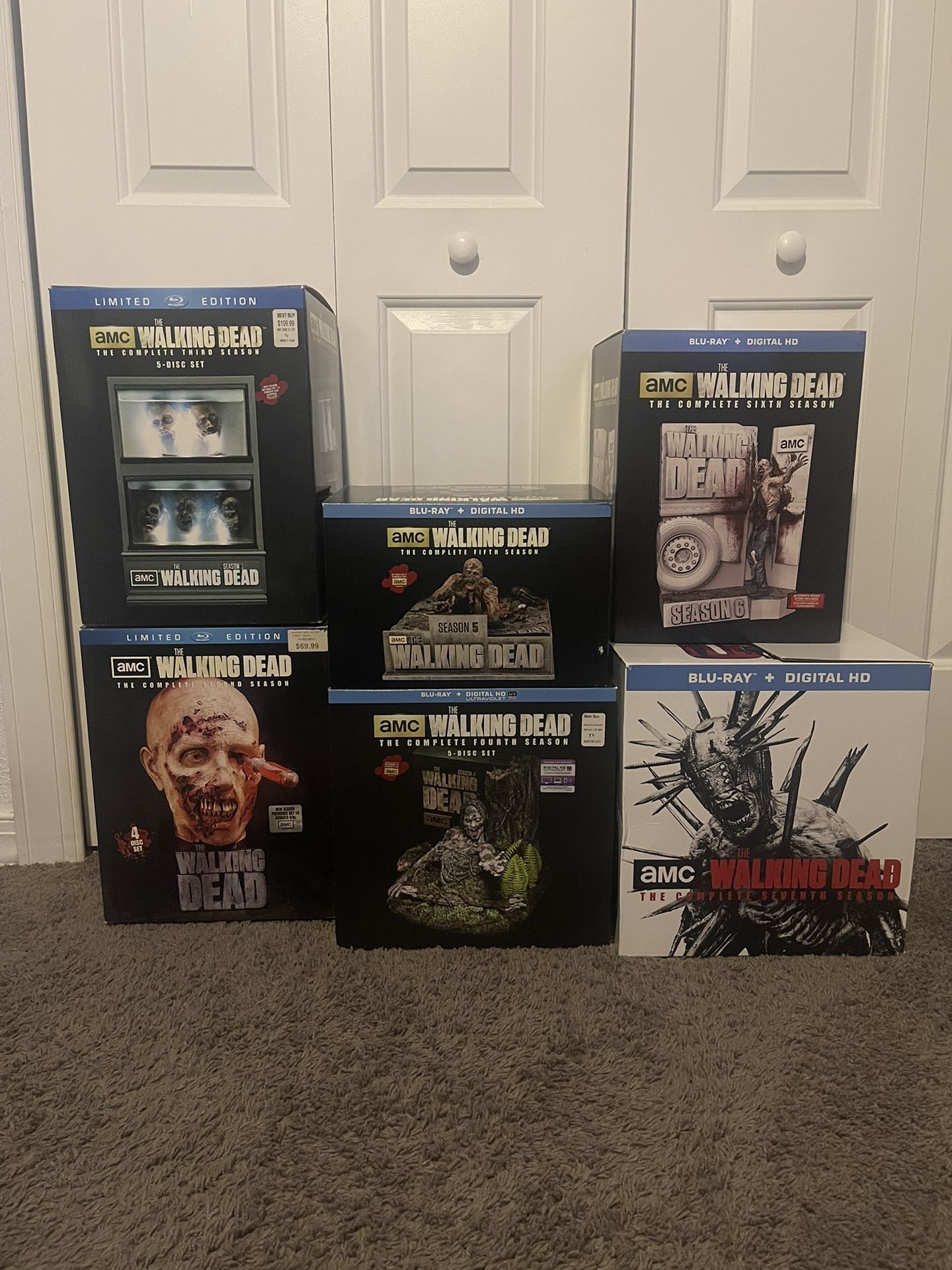 Walking Dead Limited Edition Blu-Ray Sets (See Description)