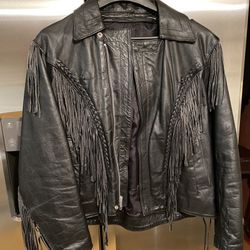 Real leather Stylish Jacket Size L Pick Up From North Olmsted 