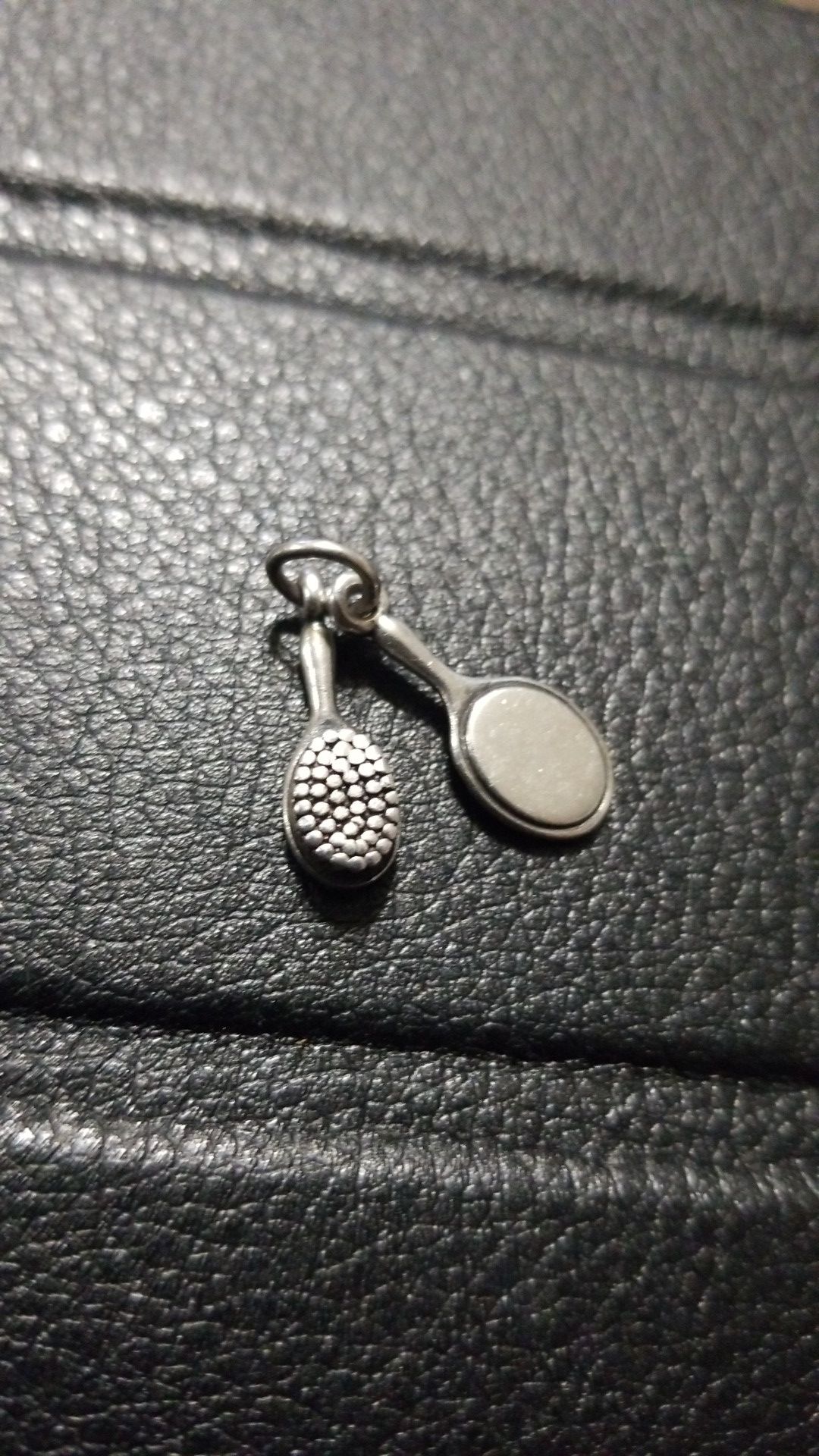 James avery brush and mirror charm sale