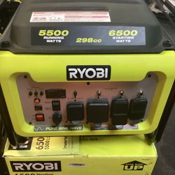 RYOBI 6500 Watts Inverter Generator $800