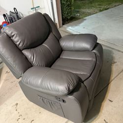 Leather Recliner Chair