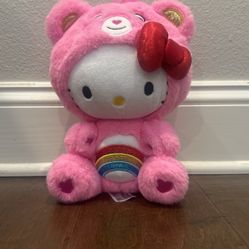 Hello Kitty And Care Bear Collab Stuffed Animal