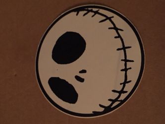 Nightmare before Christmas Jack Skellington large sticker