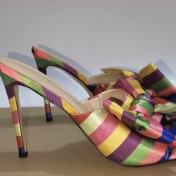 Rainbow-colors High Heels