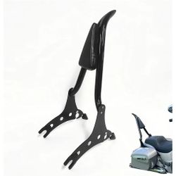 Backrest Sissy Bar Passenger Back Rest Pad Compatible for Indian Accessories Dark Horse Challenger Chieftain Roadmaster Springfield Pursuit Vintage Ch