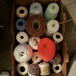 Lot Of / Open / New Thin Cotton Yarn Thin