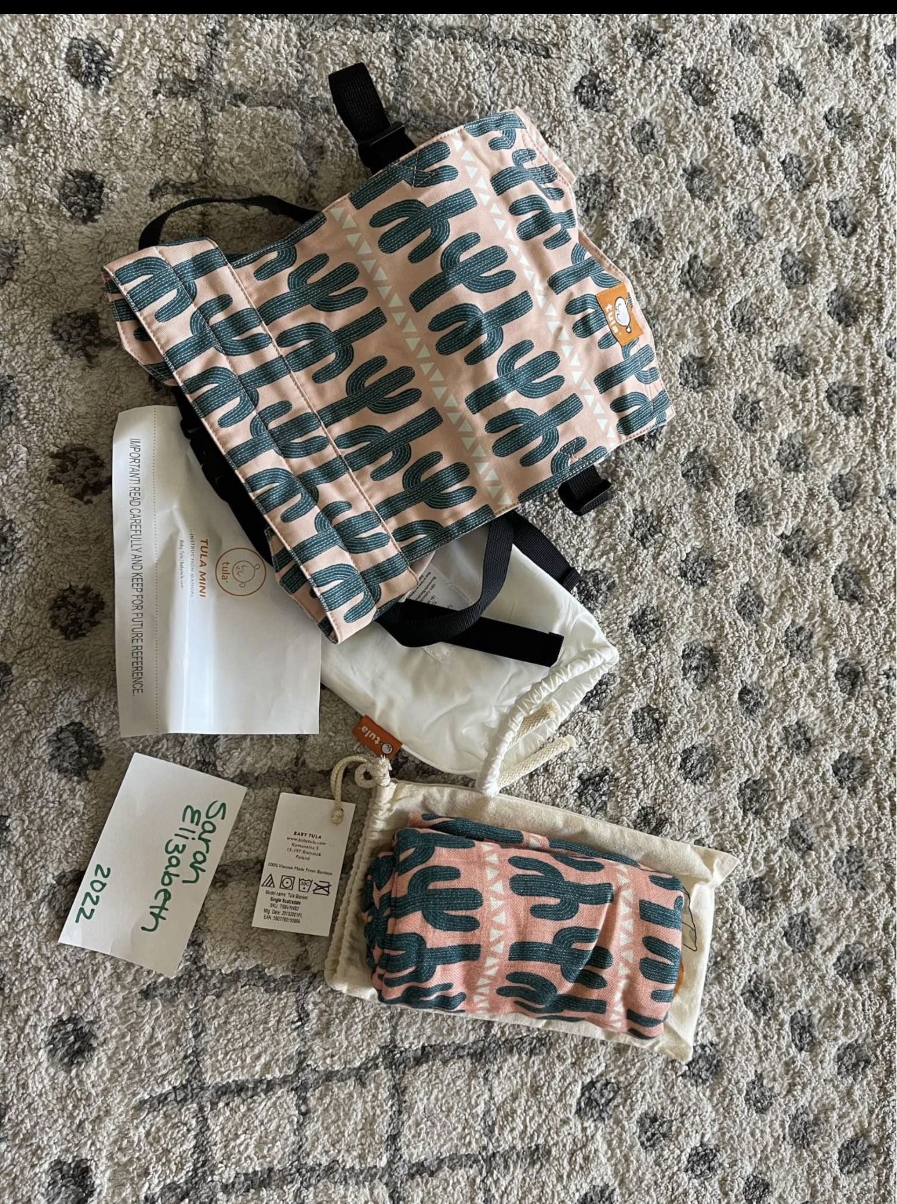 Baby Tula Scottsdale Print Blanket And Toy Carrier