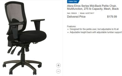 CC BLACK ROLLING / OFFICE CHAIR