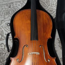 Cello Sherl & Roth 4/4 Galliard with Red Carbon Fiber Case