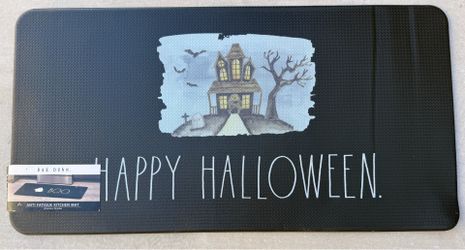 New  Oversized Rae Dunn Halloween 🎃 Kitchen Mat