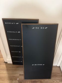 Chalkboard Planner Board Set + 8 Chalk Markers
