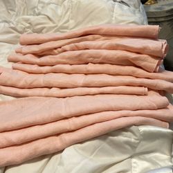 Linen Pink Cloth Napkins