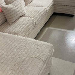 OM• $38 Initial • Brand New// Double Chaise Sectional 3 Piece Couch 