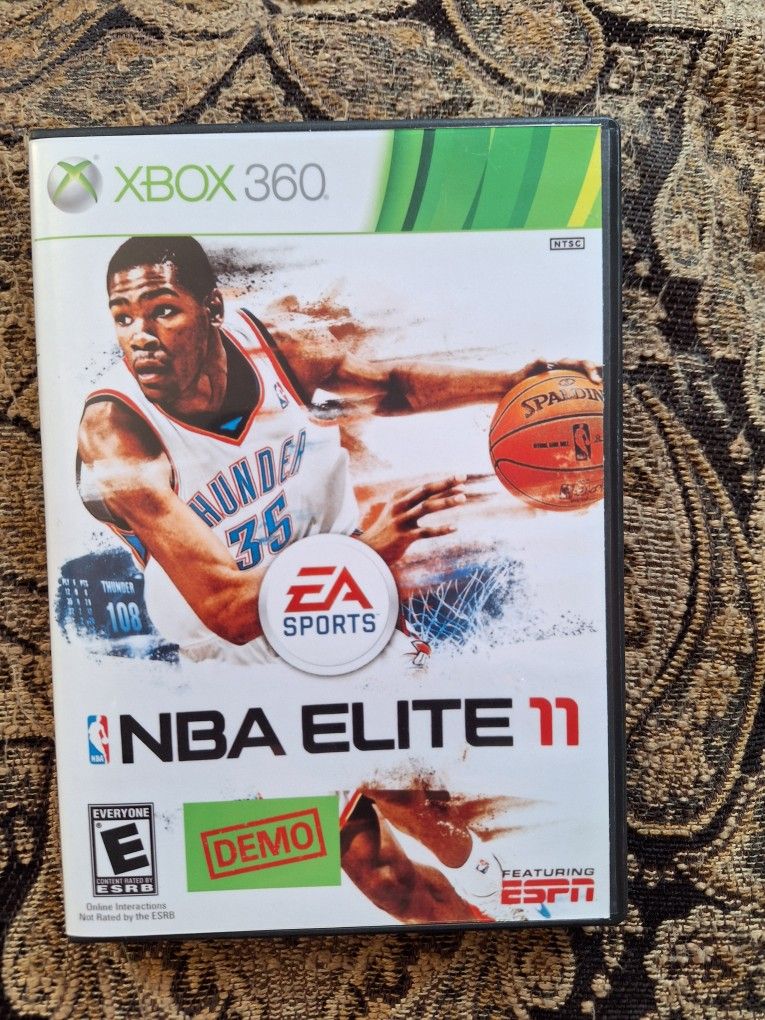 NBA ELITE 11 XBOX 360 RARE DEMO!