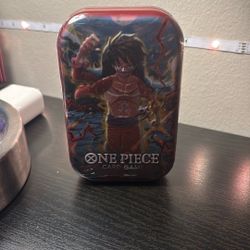 sealed luffy onepeice tin 