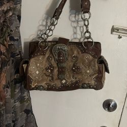 Purse Brown With Wallet