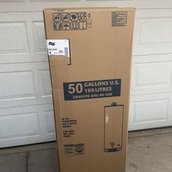 Water Heater 50 Gallon Gas With Installation $1050