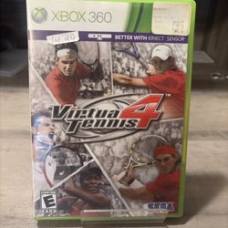 💥🎾Virtua Tennis 4 (Xbox 360, 2011) Complete Tested Working 💥💥✅