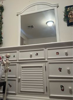 White dresser