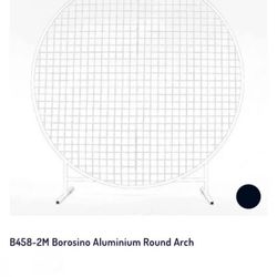 Grill Backdrop Arch For Decorations 