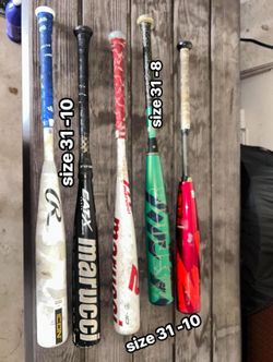 used bats ( different prices )
