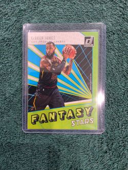 LeBron James Donruss Fantasy Stars Basketball Card