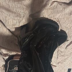 Size 9 Knee High Leather Boots 
