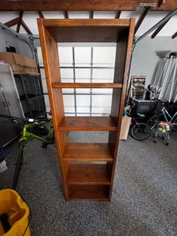 Wooden shelf