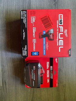 Milwaukee impact and battery