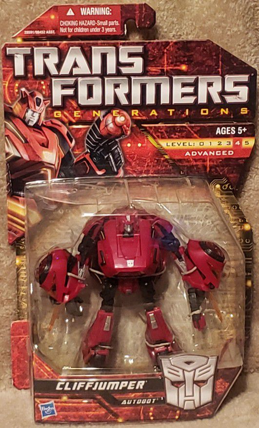 Transformers Generations Deluxe Cybertronian Cliffjumper War For Cybertron Game