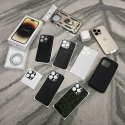 New Unlocked iPhone 14 Pro Gold 256gGB