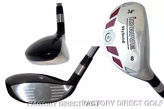 Golf Clubs iDrive Hybrids Set Of 3 Iron Woods RESCUE CLUBS