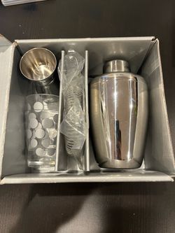 Crate and Barrel Cocktail Set
